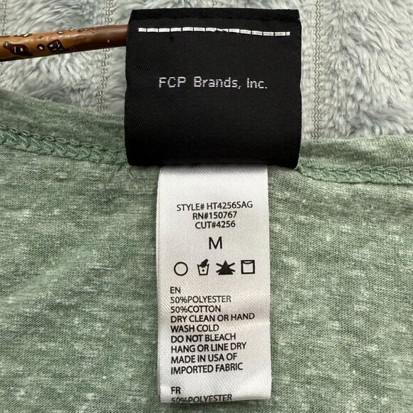 Harley-Davidson Top‎ Womens M Green Studded American Pride Milwaukee Tie Sleeves - Picture 4 of 8